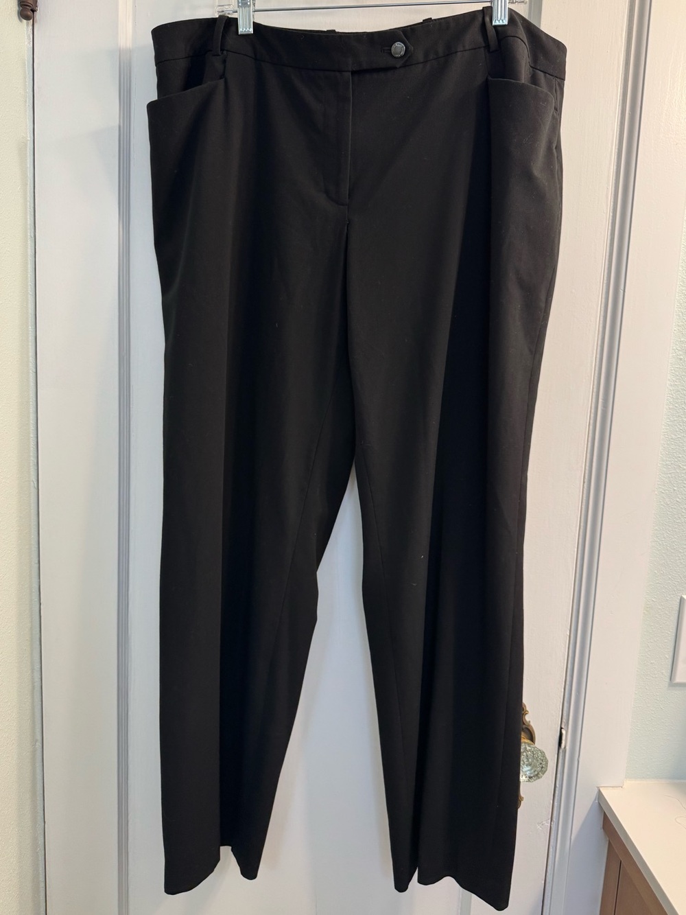 Calvin Klein Modern Fit Women's Black Dress Pants Size 18W—FLAW